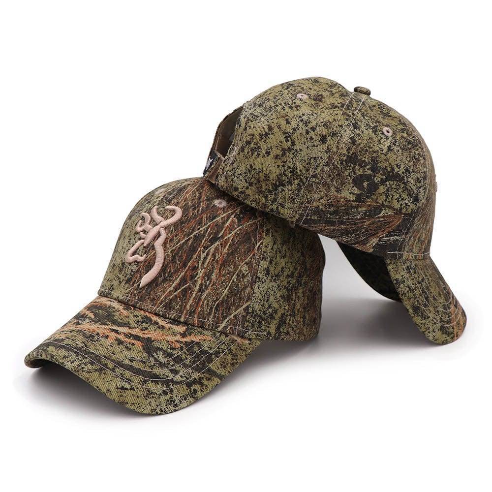 Men's Outdoor Fishing Hat with Tactical Camouflage Design