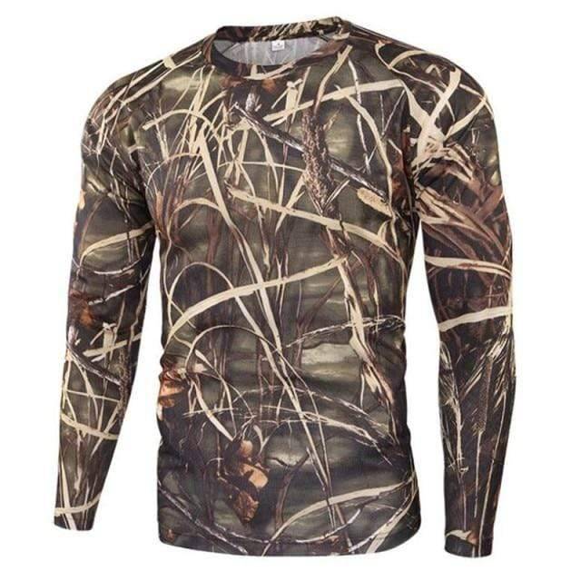 Long Sleeve Tactical Shirt for Men in Camouflage Design