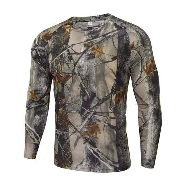Long Sleeve Tactical Shirt for Men in Camouflage Design