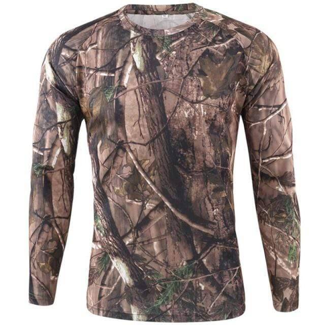 Long Sleeve Tactical Shirt for Men in Camouflage Design
