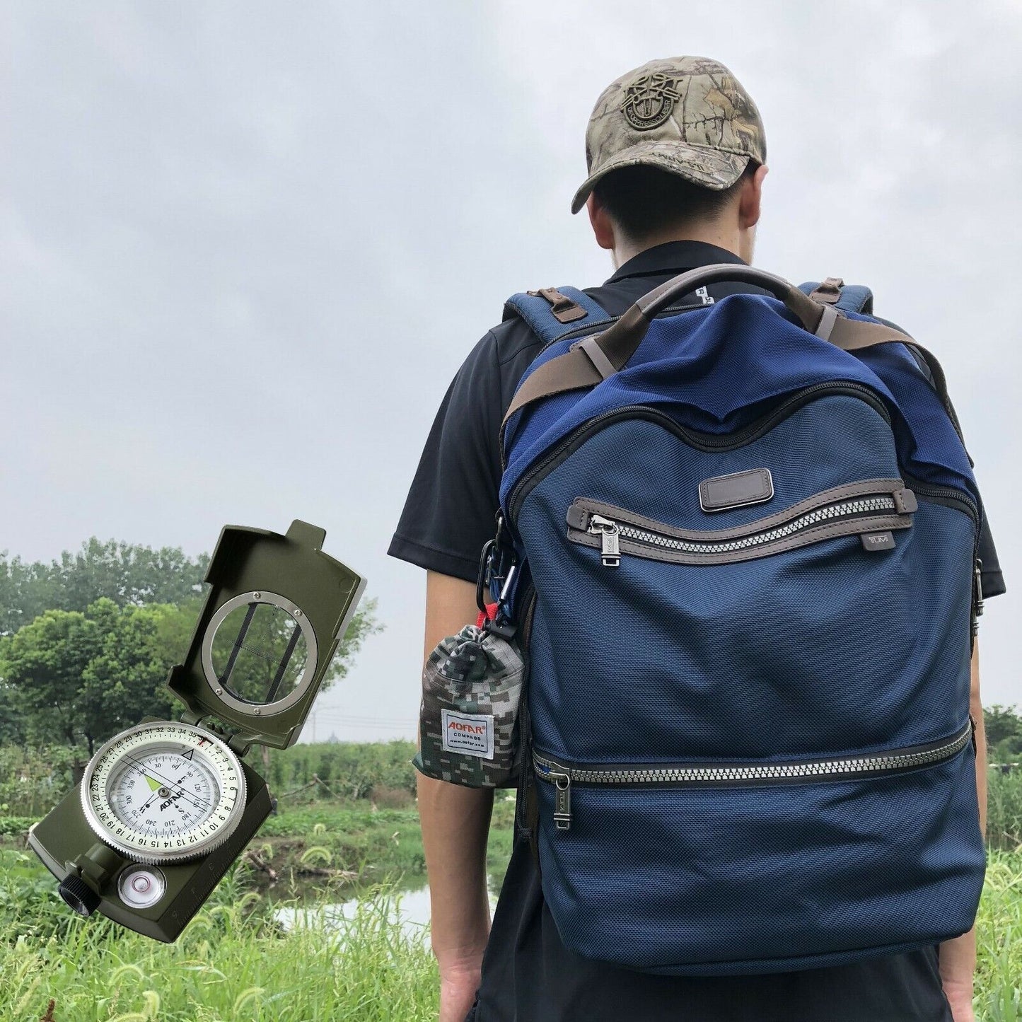 Outdoor Navigation Lensatic Compass – Military-Grade Sighting Tool