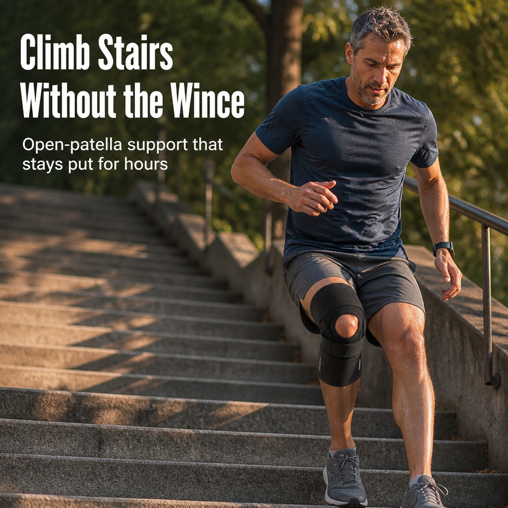 FlexoraFit™ — Cradle Your Kneecap and Climb Stairs Without the Wince