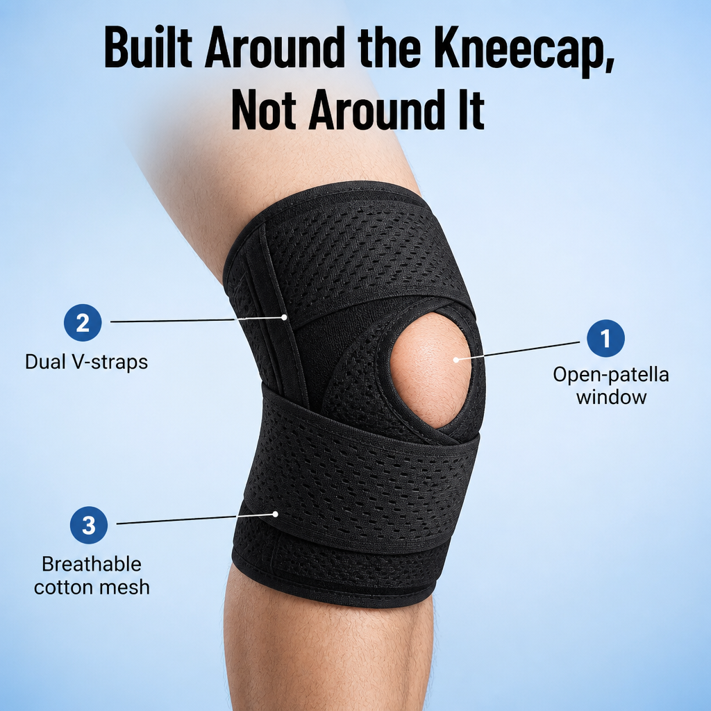 FlexoraFit™ — Cradle Your Kneecap and Climb Stairs Without the Wince