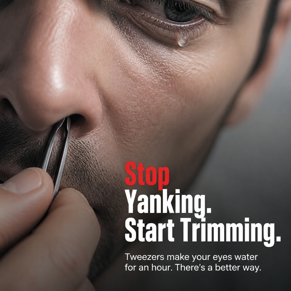 LumaVive™ — Trim Nose Hair Cleanly in 60 Seconds, No Eye-Watering Pain