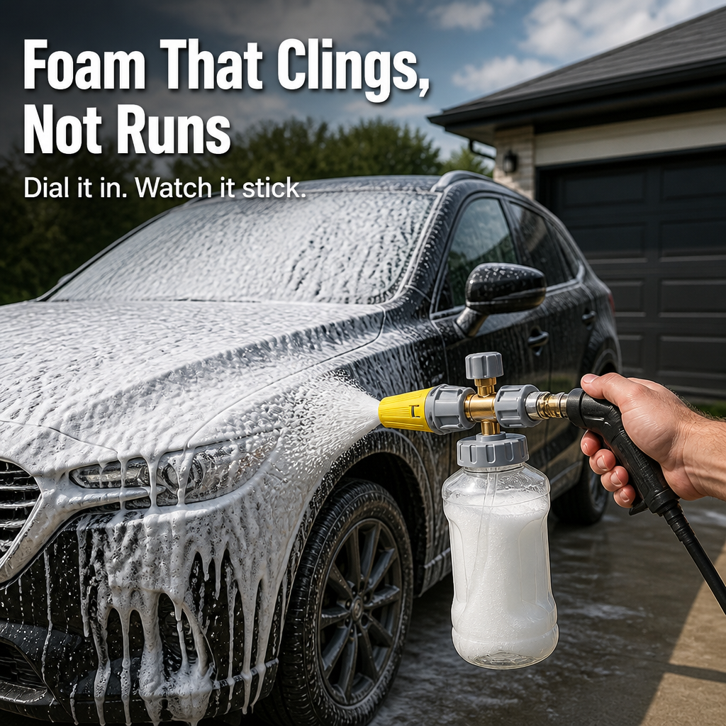 ChromaFoam™ — Lay Down Thick Snow Foam That Clings Through Every Wash