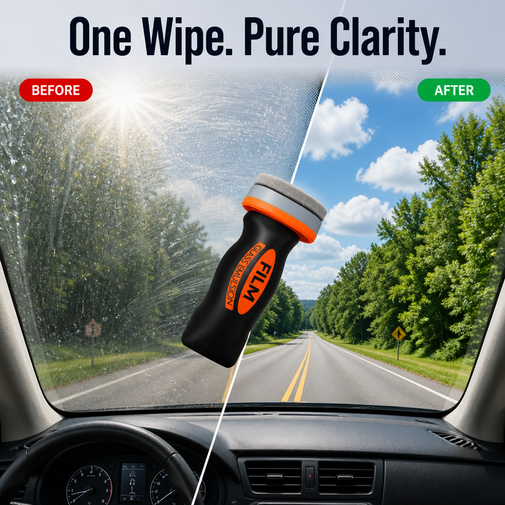 NightSight™ — Strip Oil Film & Drive Without the Night-Glare Halo