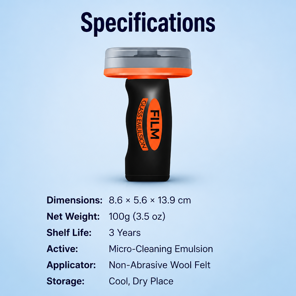 NightSight™ — Strip Oil Film & Drive Without the Night-Glare Halo