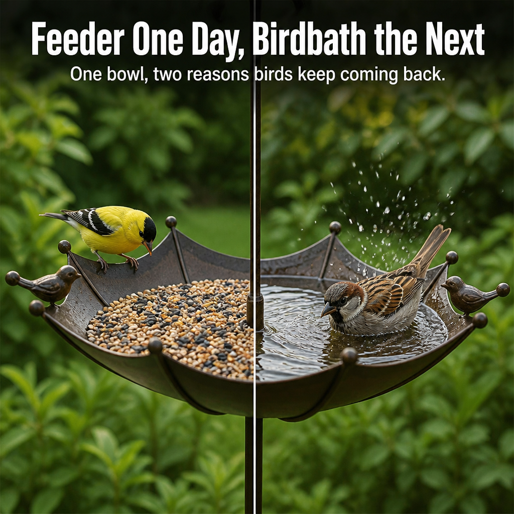 FeatherHaven™ — Pull Wild Cardinals and Finches to Your Porch With Vintage Bronze Charm