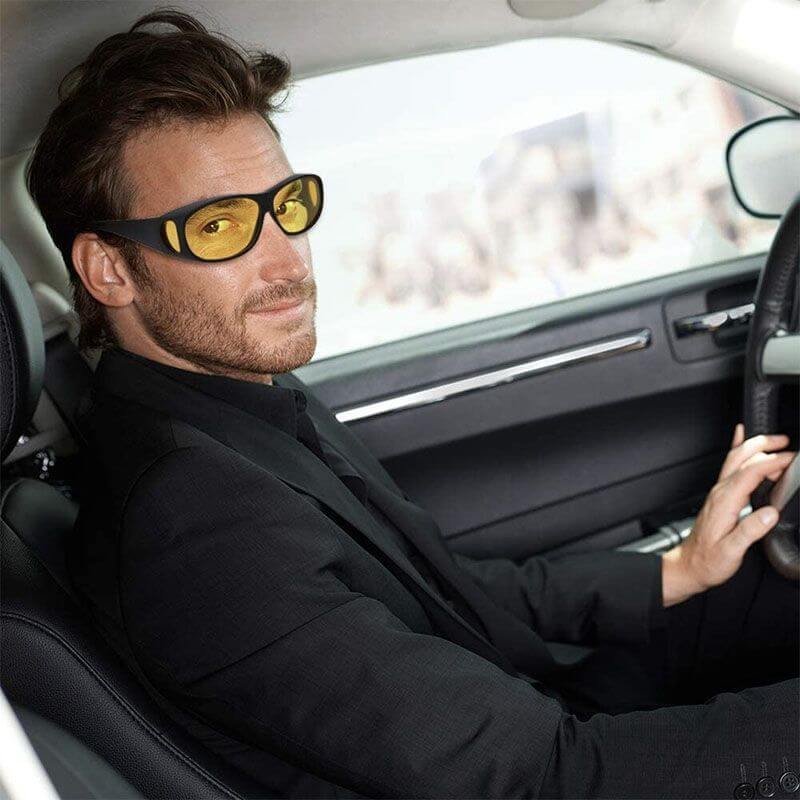 Glare-Reducing Eyewear for Improved Day and Night Vision