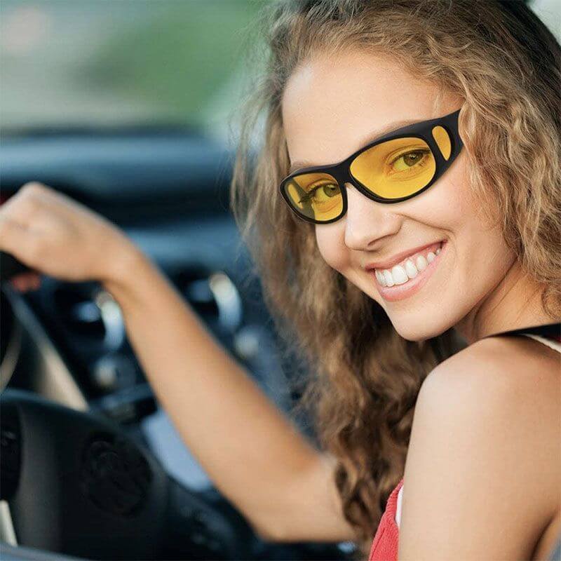 Glare-Reducing Eyewear for Improved Day and Night Vision