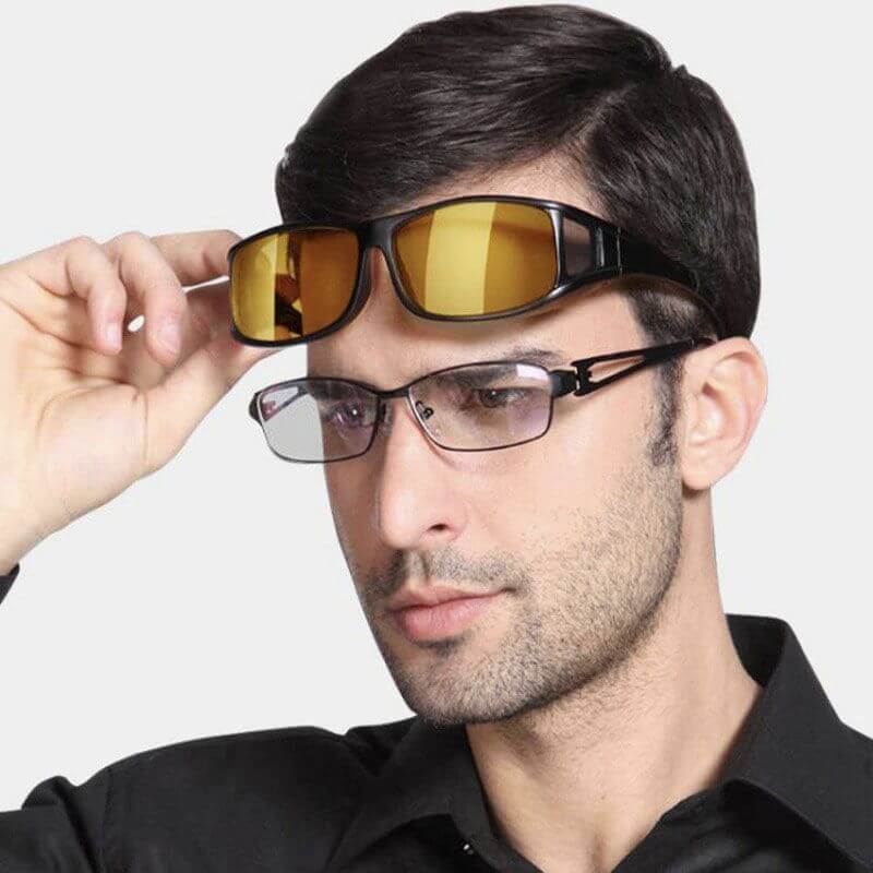 Glare-Reducing Eyewear for Improved Day and Night Vision