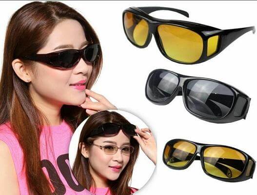 Glare-Reducing Eyewear for Improved Day and Night Vision