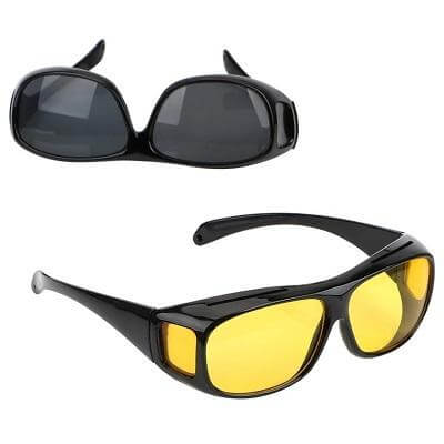 Glare-Reducing Eyewear for Improved Day and Night Vision