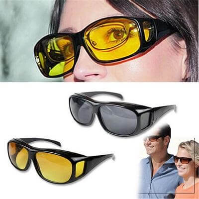 Glare-Reducing Eyewear for Improved Day and Night Vision