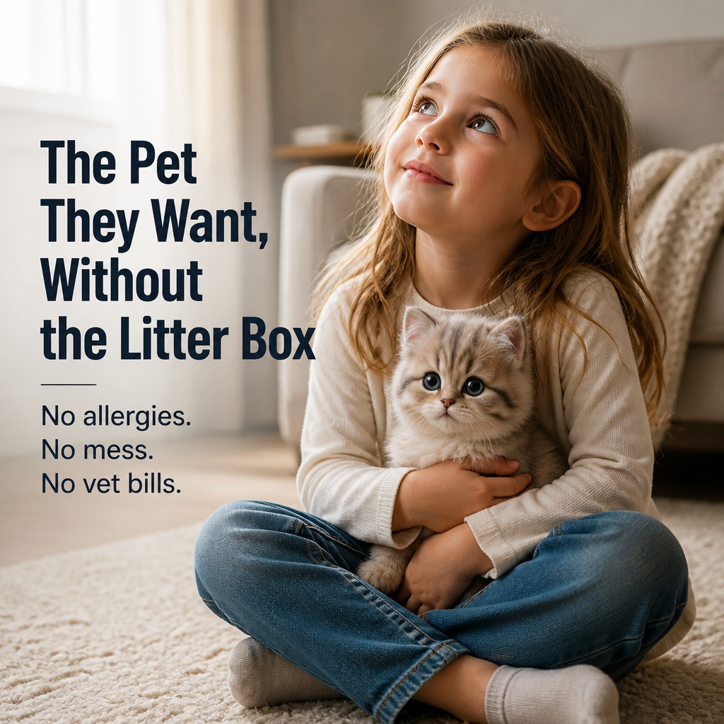 Nico™ — Cuddle a Kitten That Purrs Back the Moment Your Child Pets It