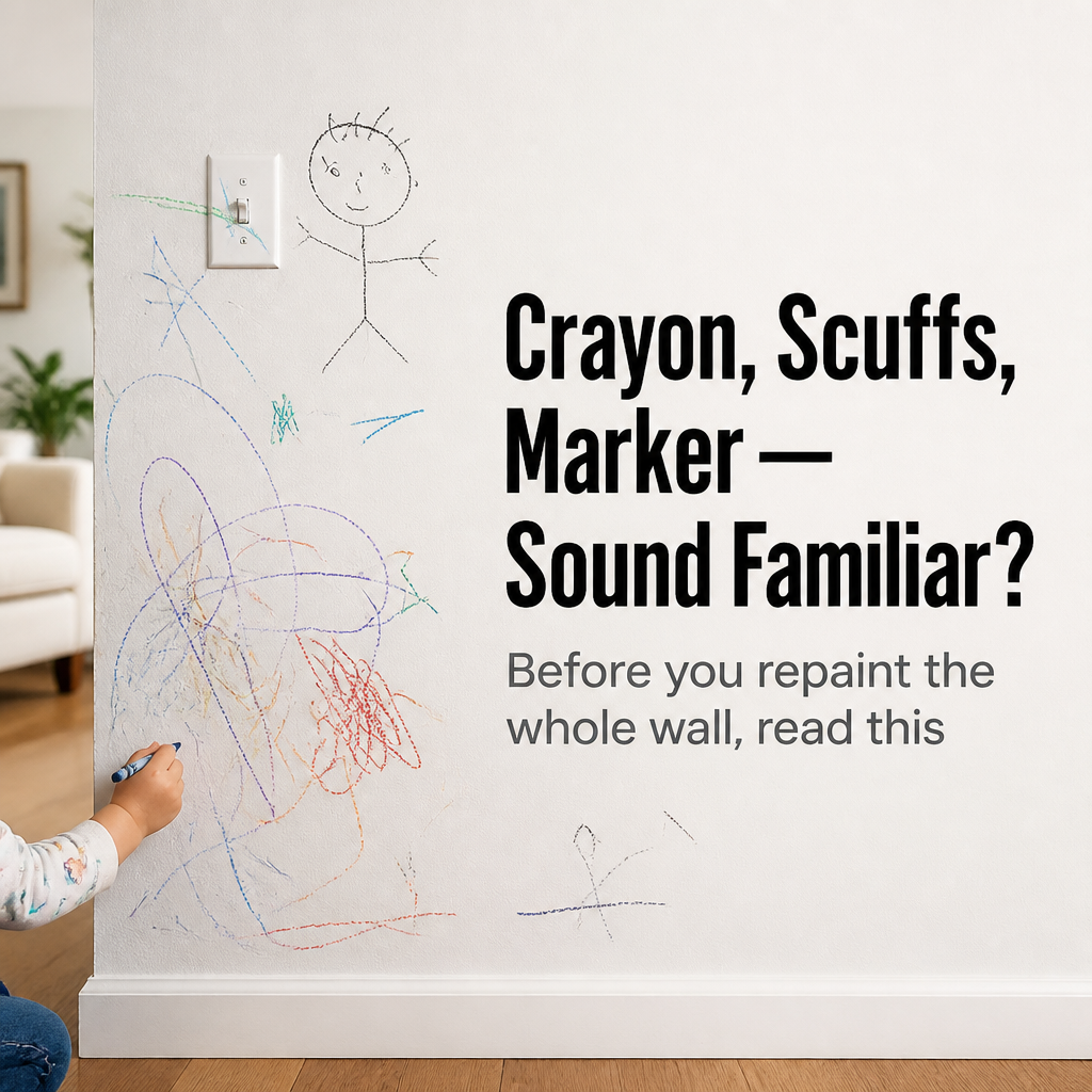 BrightGuard™ — Roll Away Crayon, Scuffs & Marks in One Clean Swipe