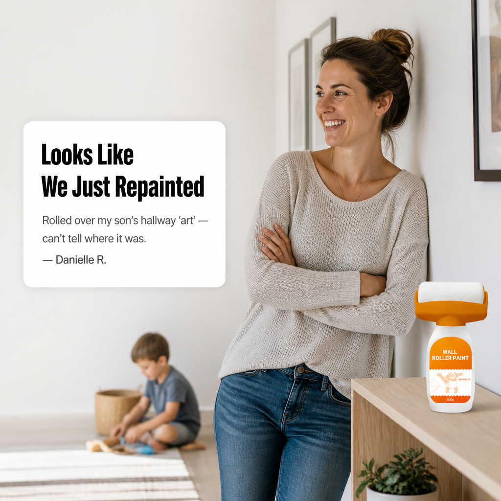 BrightGuard™ — Roll Away Crayon, Scuffs & Marks in One Clean Swipe