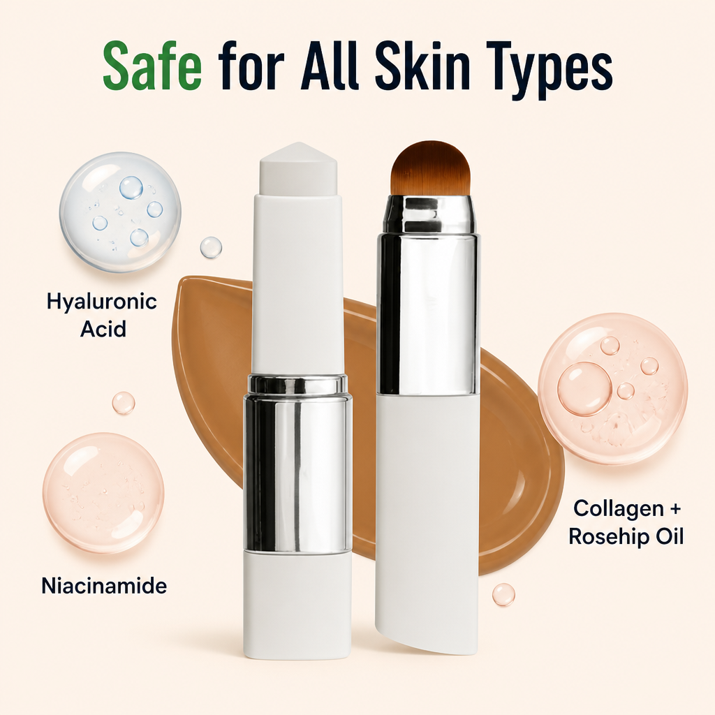 Luvia™ — Match Your Exact Skin Tone in One Swipe & Cover Redness Instantly
