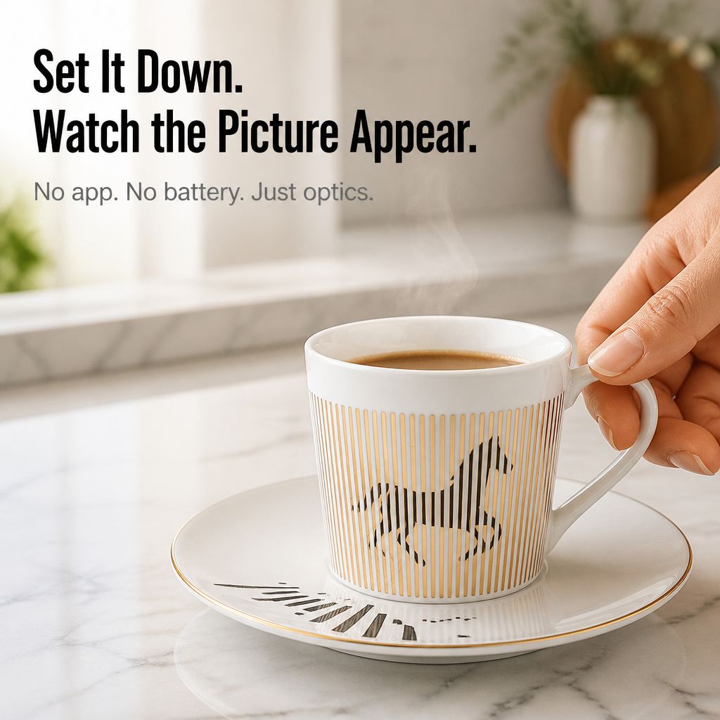 LumeSip™ — Watch a Hidden Picture Appear Every Time You Set It Down