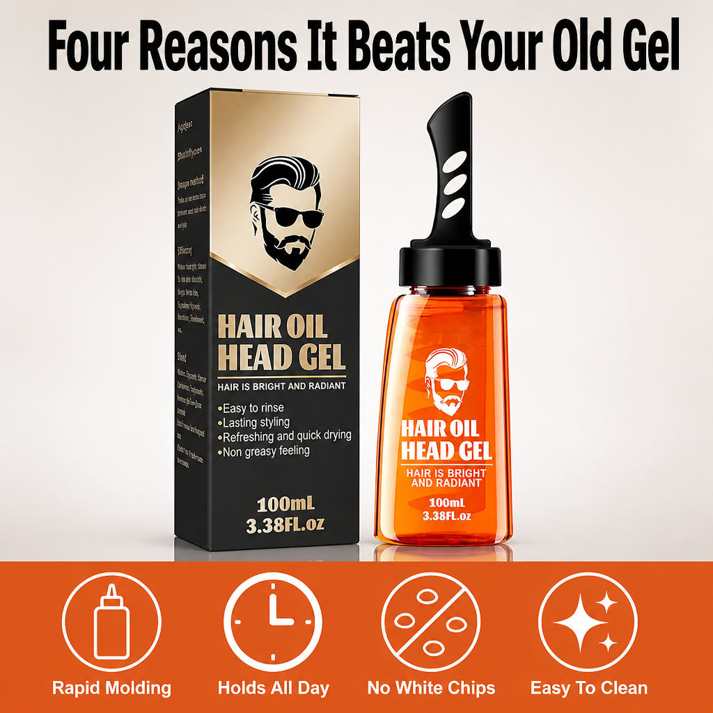 CortexGlow™ — Comb In All-Day Hold With Zero Grease or White Flakes