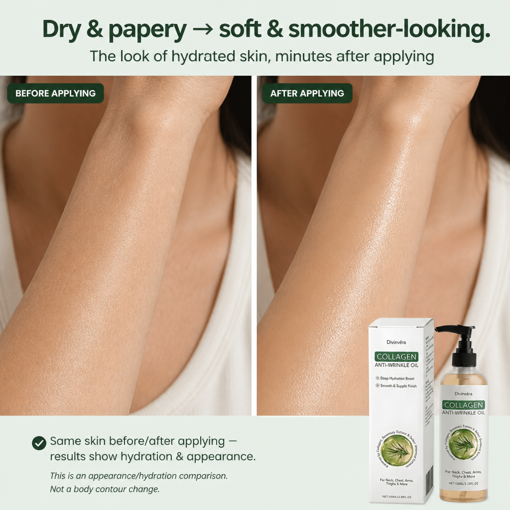 Divinvéra™ — Smooth & Firm the Look of Crepey Skin on Neck, Arms & Thighs