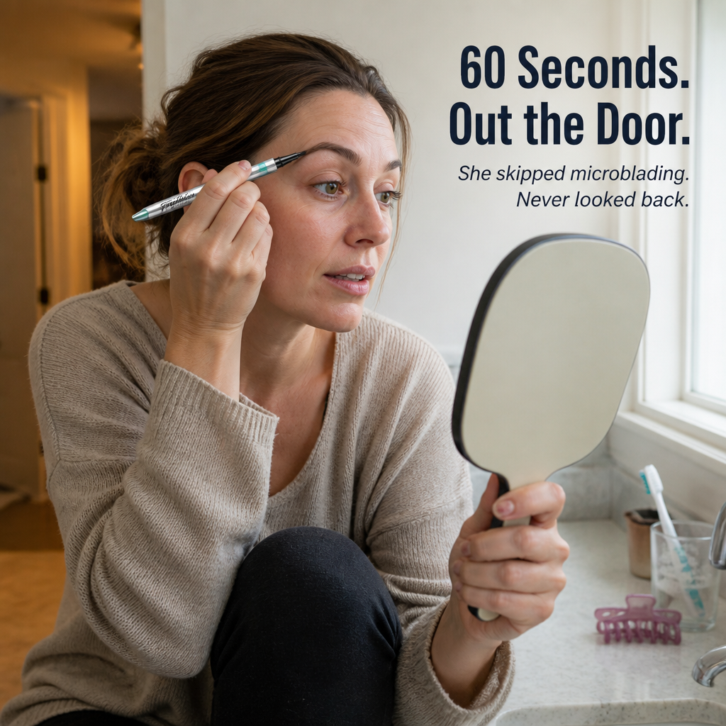 BrowLuxe™ — Draw Real-Hair Brow Strokes in 60 Seconds, Skip the Microblading