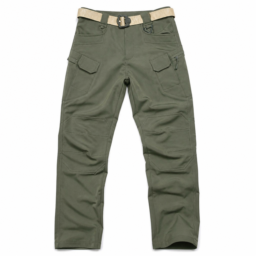 ArcticFlex™ – Waterproof Softshell Winter Cargo Pants with Fleece Lining