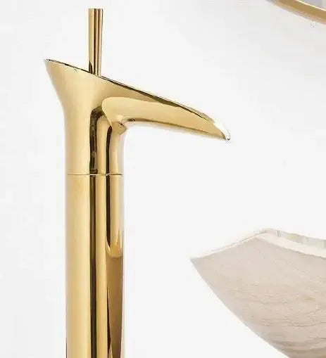 Royaleva Antique Waterfall Bathroom Sink Faucet Elegance