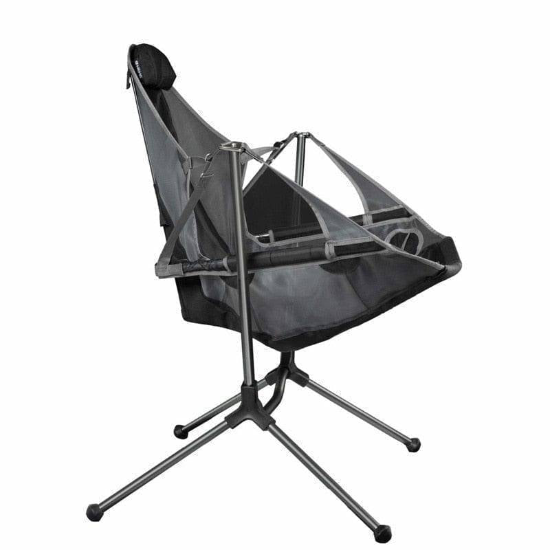 Folding Rocking Chair for Camping and Fishing - Portable with Pillow