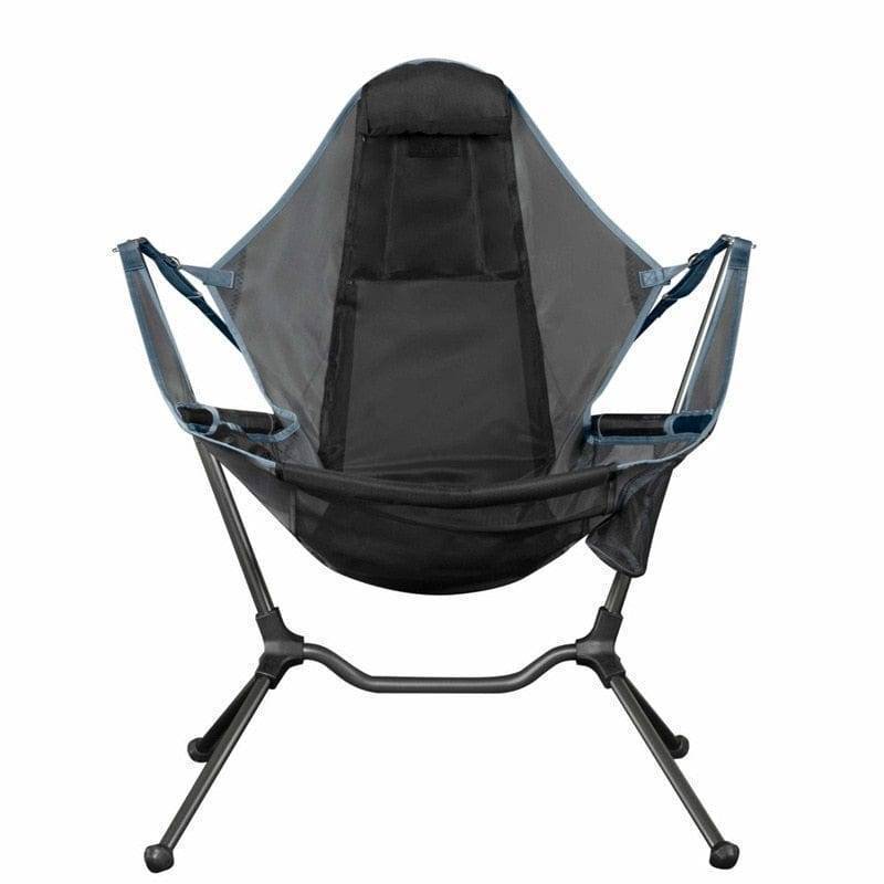 Folding Rocking Chair for Camping and Fishing - Portable with Pillow