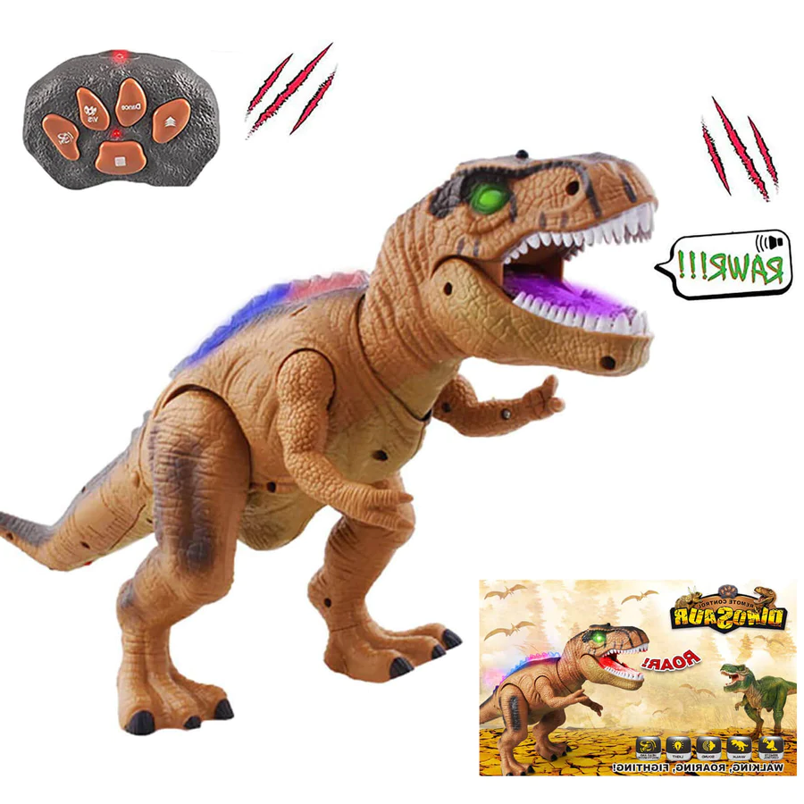 Royaleva Remote Control T-Rex Dinosaur With LED Light Up