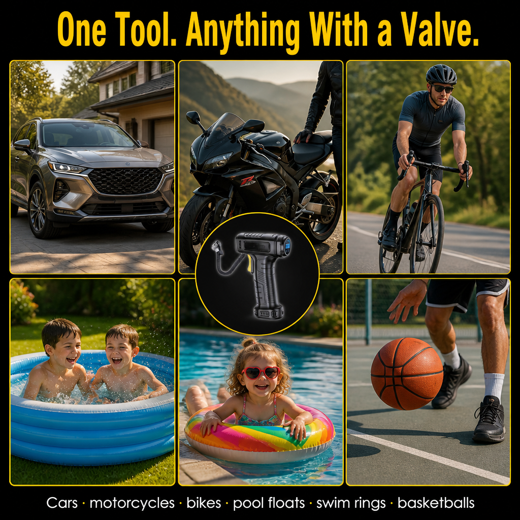 BlazeAir™ — Top Off Any Tire on Any Roadside in Under 4 Minutes