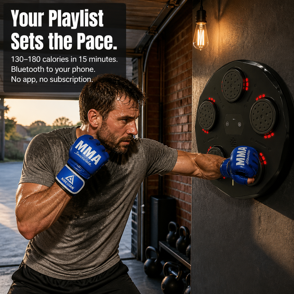 FlowPunch™ — Punch to the Beat and Knock Out Stress in 15-Minute Rounds