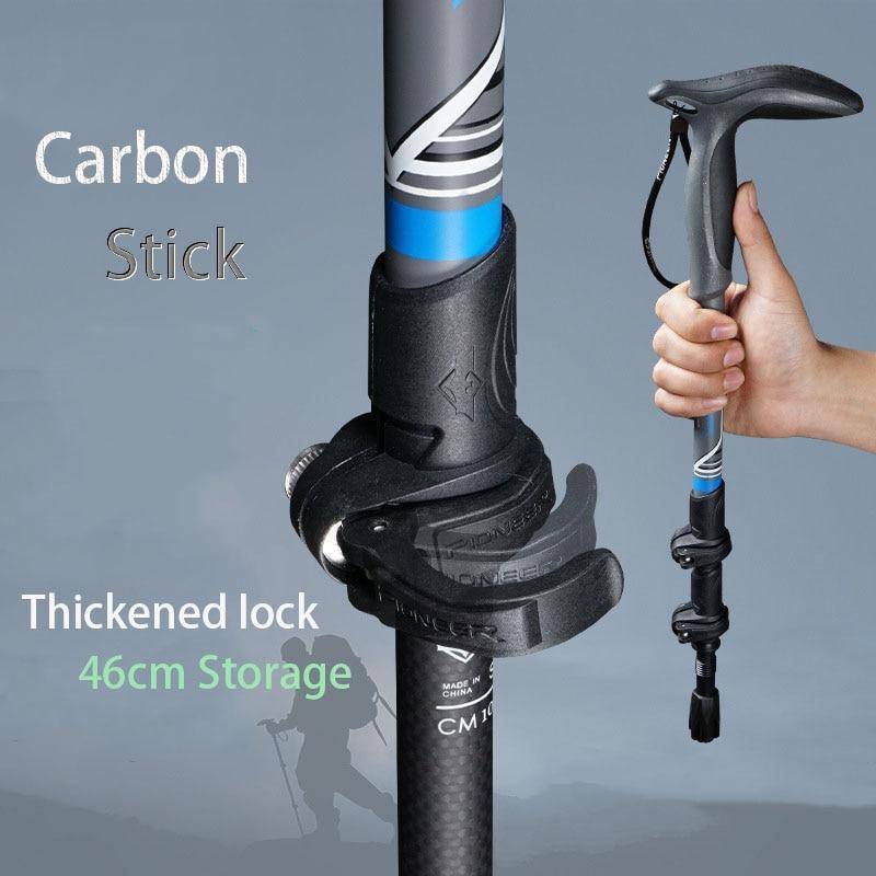 Lightweight Hiking and Climbing Poles Made of Carbon Fiber