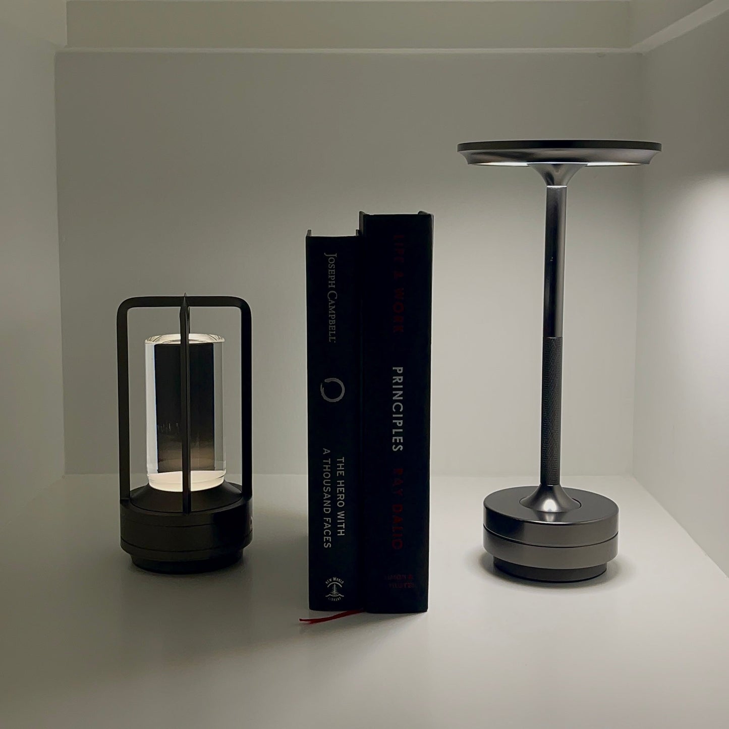 Lumiere Lantern Cordless Crystal Table Lamp