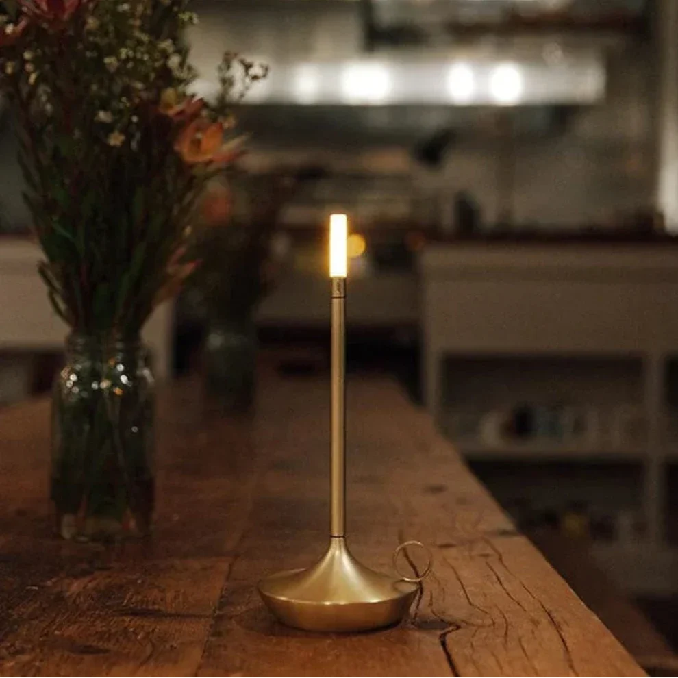 Portable Rechargeable LED Candle Lantern for Indoor & Outdoor Decor