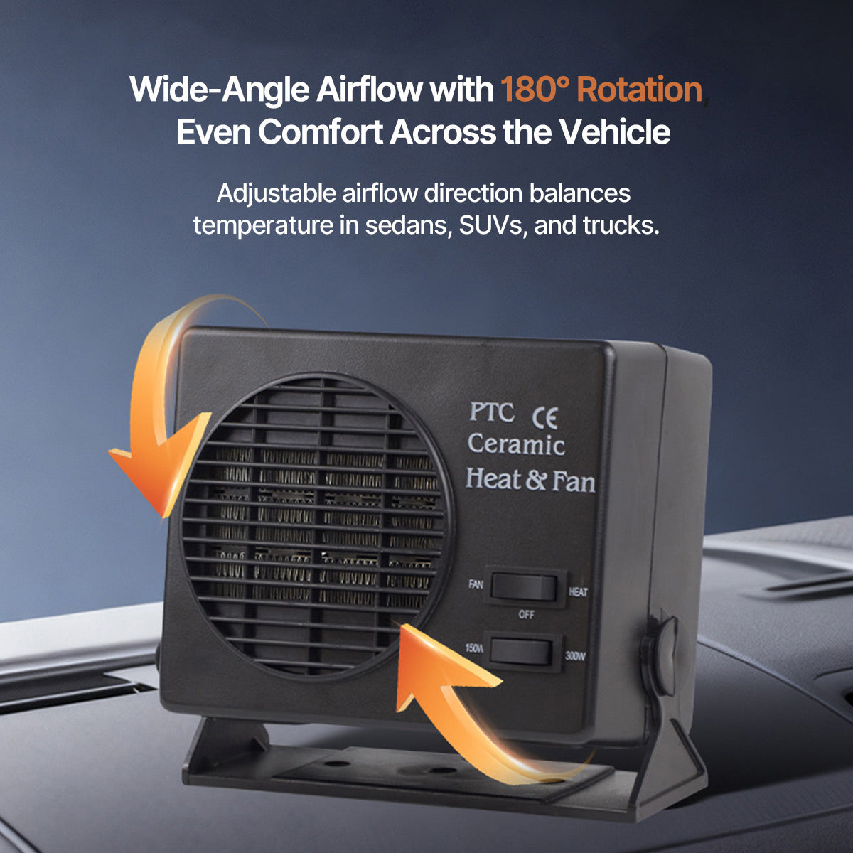 Car Heater and Windshield Defroster for All Vehicles
