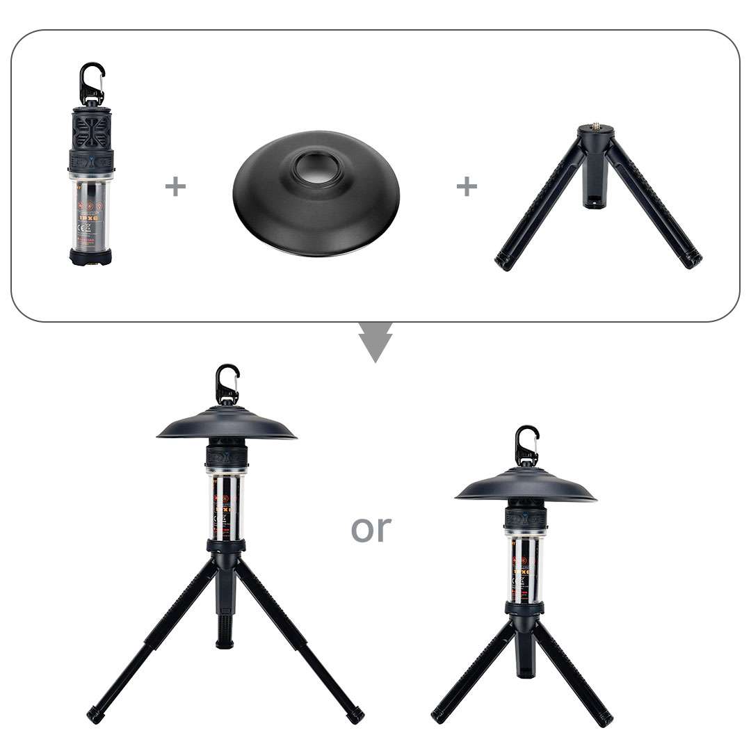 Camping Lantern and Mosquito Zapper Combo for Outdoor Use