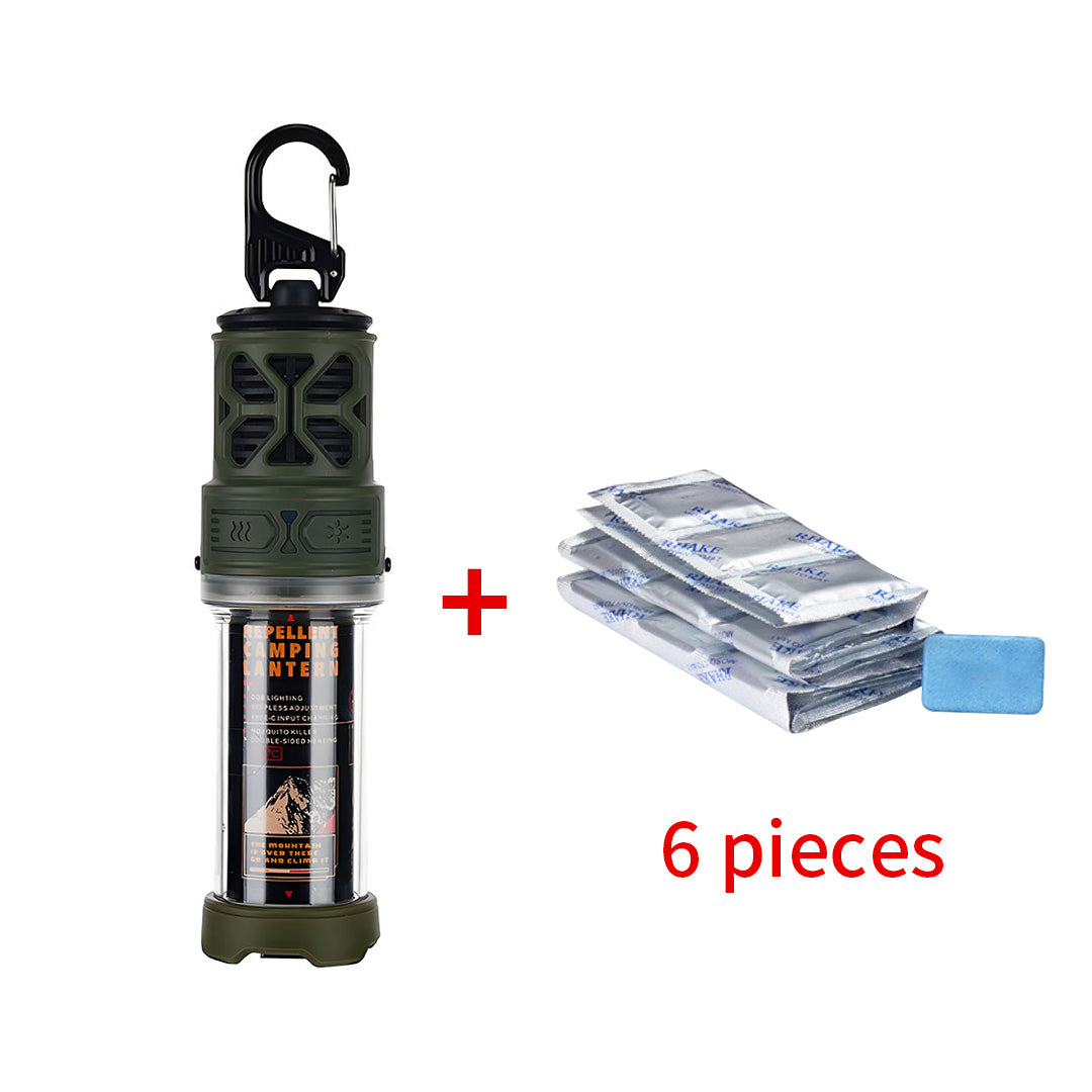 Camping Lantern and Mosquito Zapper Combo for Outdoor Use