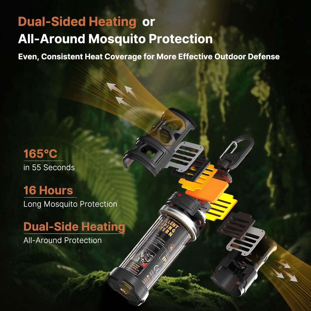 Camping Lantern and Mosquito Zapper Combo for Outdoor Use