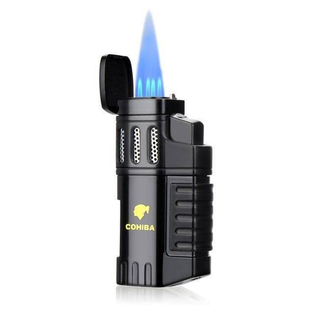 Outdoor 4-Jet Portable Torch Lighter for Activities