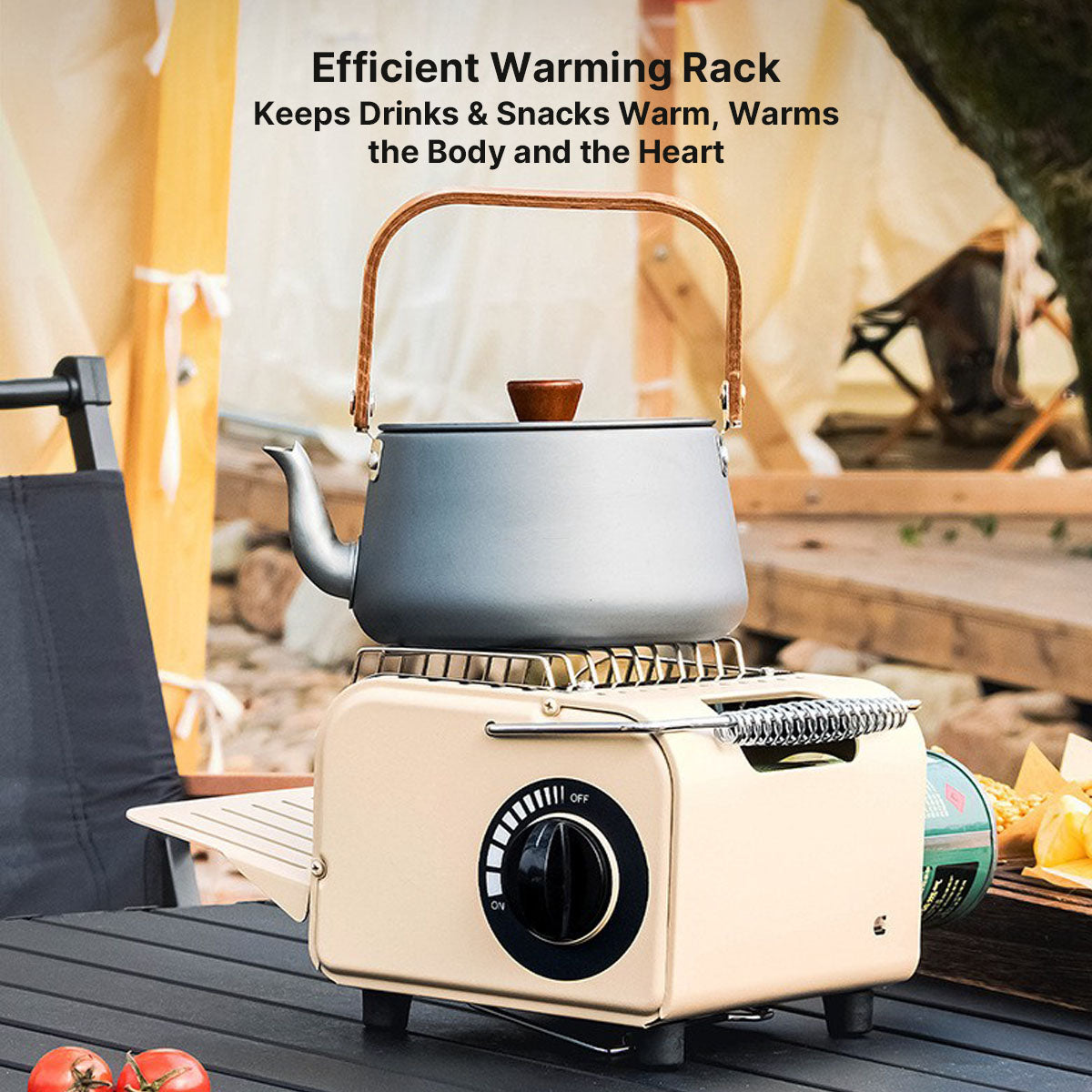 Compact Butane Heater for Camping and Outdoor Warmth