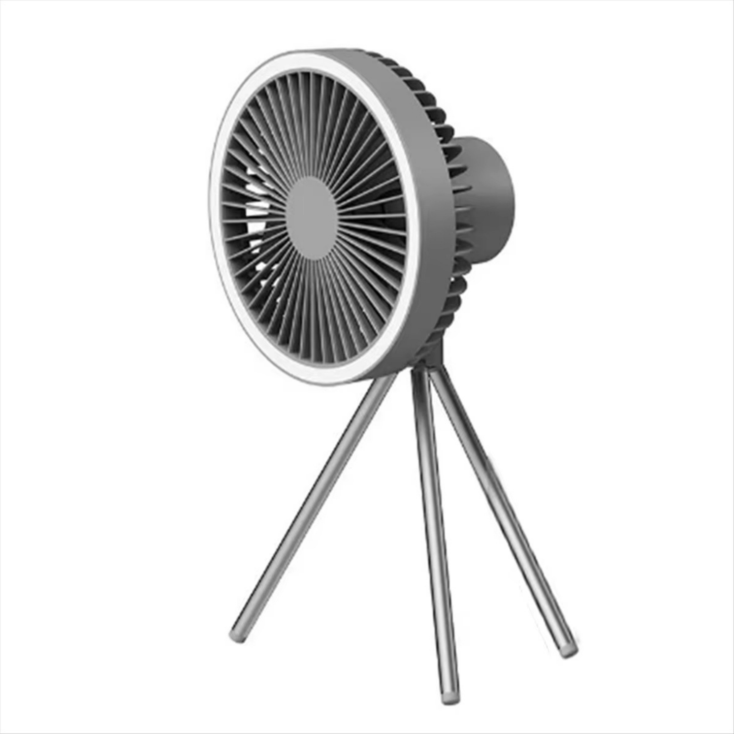 Camping Fan with LED Light – Portable Outdoor Cooling Solution