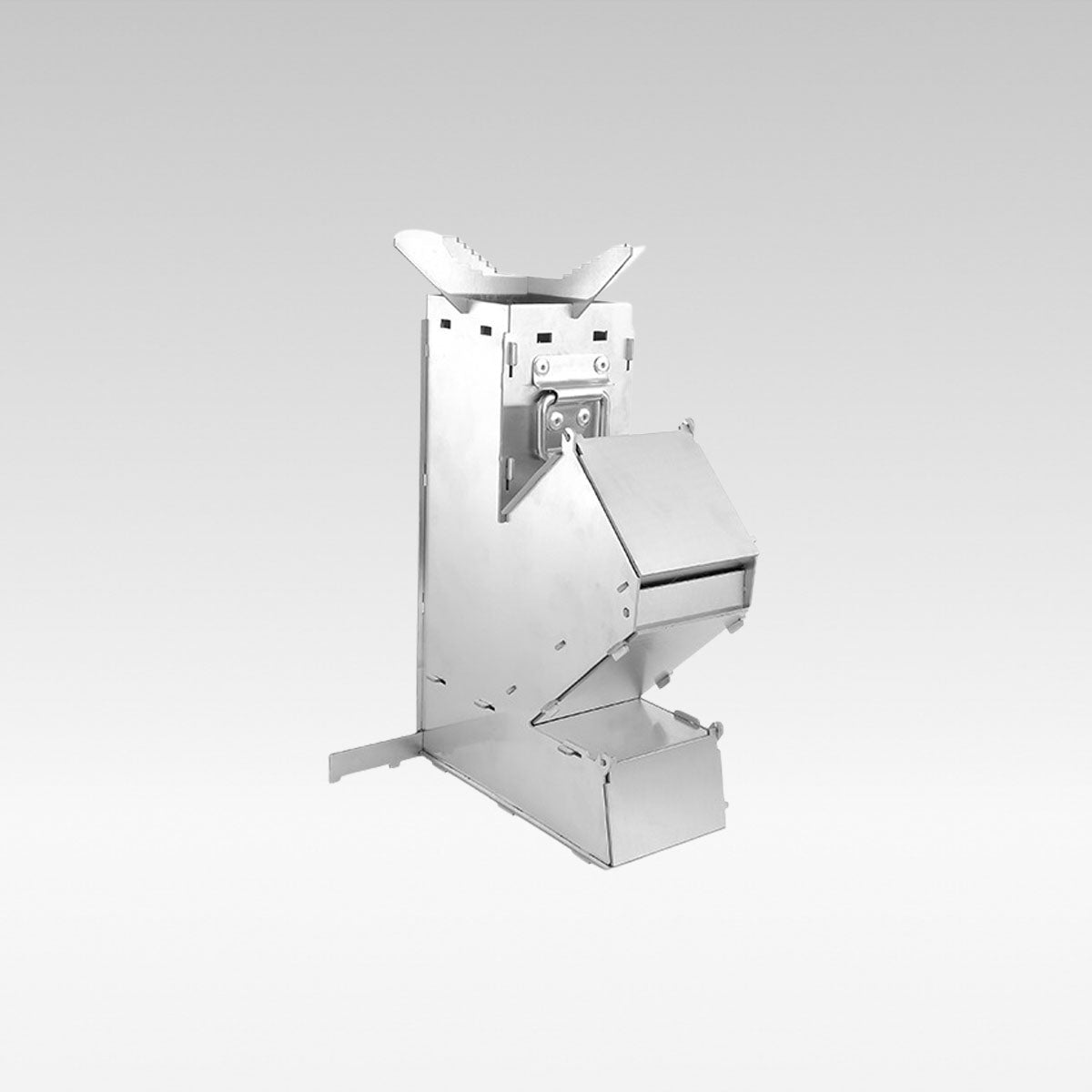 Efficient Wood Burning Stove for Camping - Portable Rocket Design