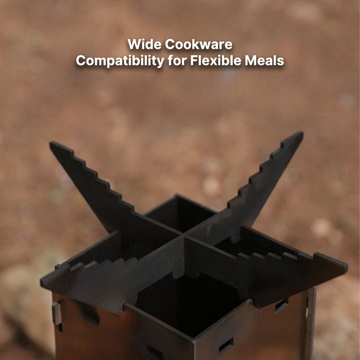 Efficient Wood Burning Stove for Camping - Portable Rocket Design