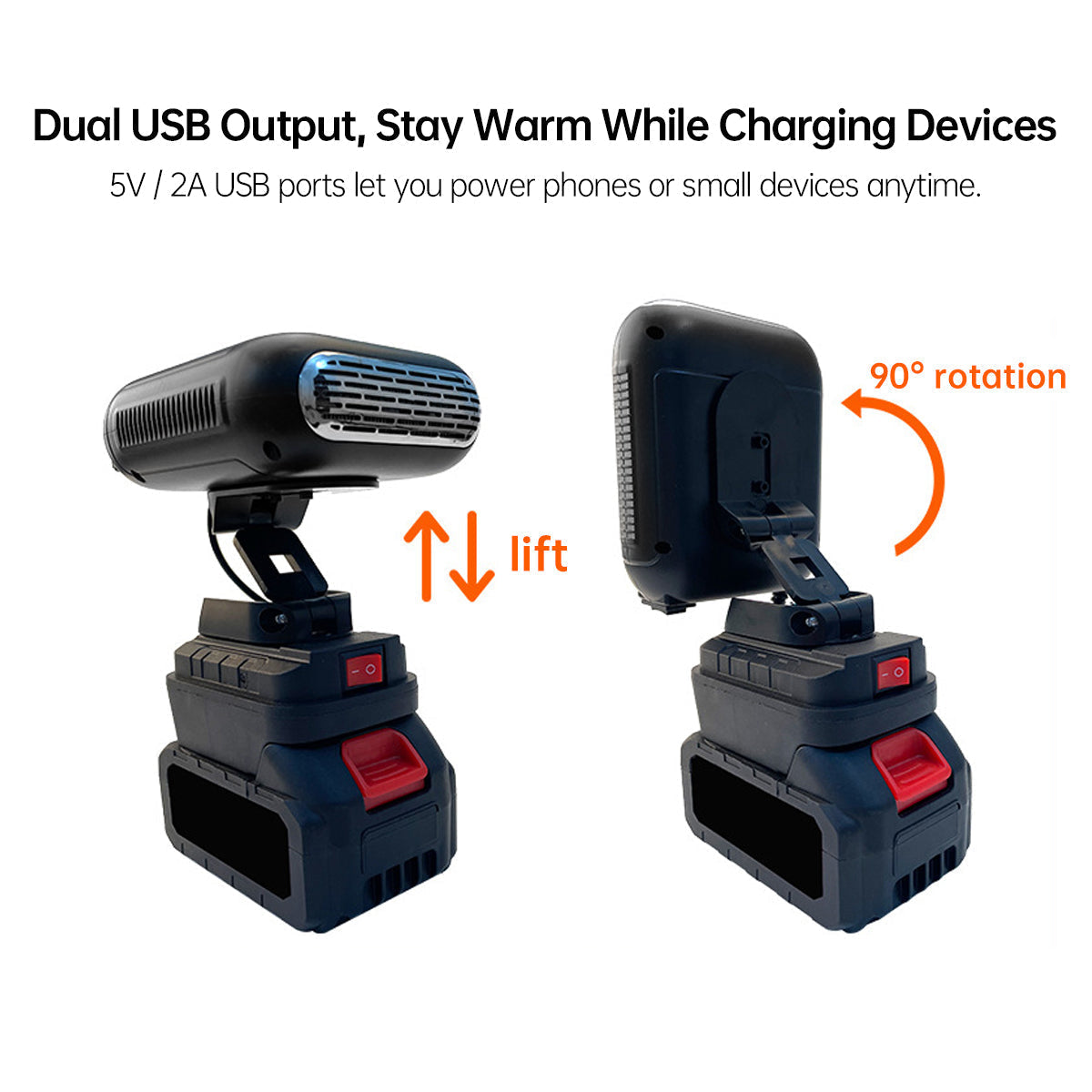 Instant Heating Portable Car Heater - Quick Defrost in 3 Seconds
