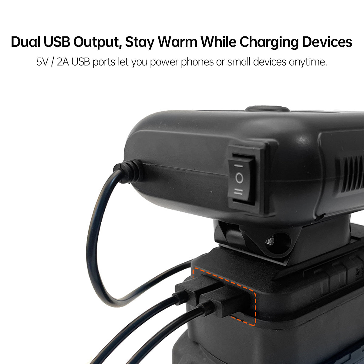 Instant Heating Portable Car Heater - Quick Defrost in 3 Seconds