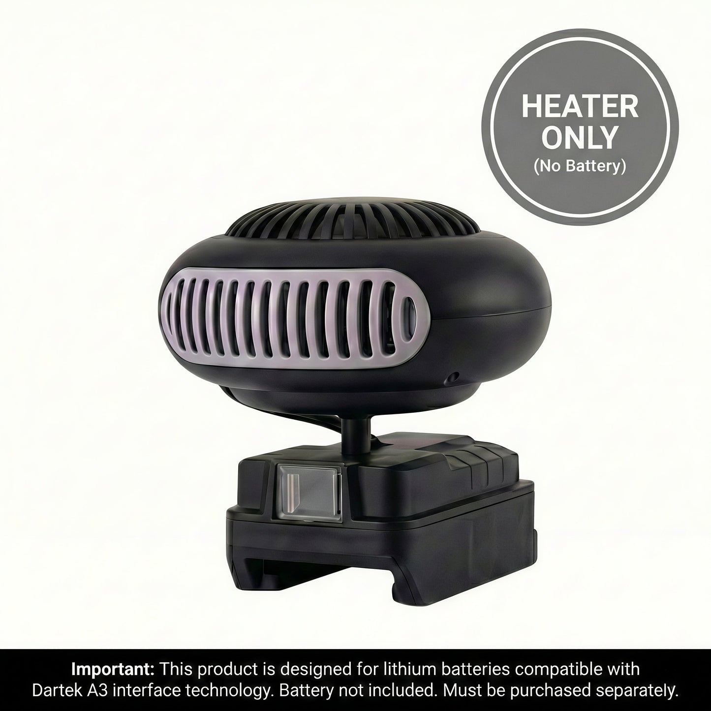 Compact Wireless Heater with Quick 3-Second Heating