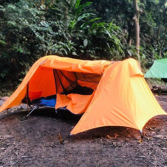 Camping Cot with Elevated Design for Portable Use