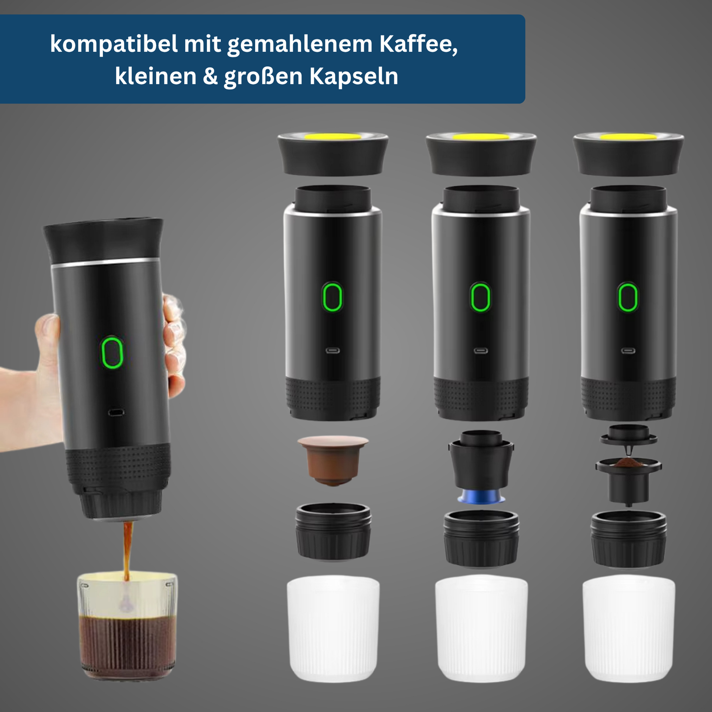 Compact Coffee Brewer for Travel